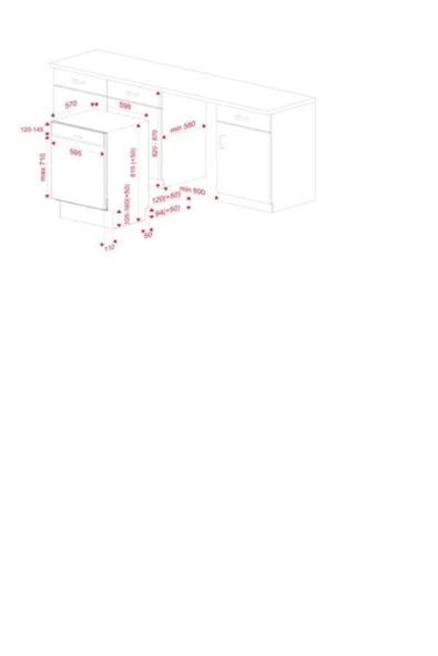 Teka Dsı 46750 Ss Yarı Ankastre Dijital Ekranlı Bulaşık Makinesi 114270011 - 7