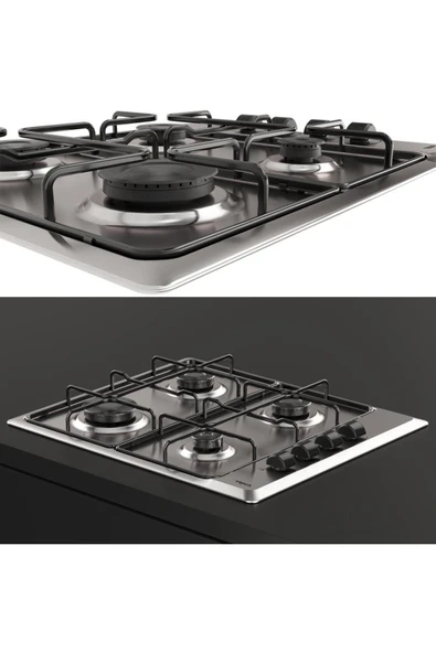 Teka HLX 640 KBA0E IX E5 Ankastre Ocak, Inox, 60 cm - 3