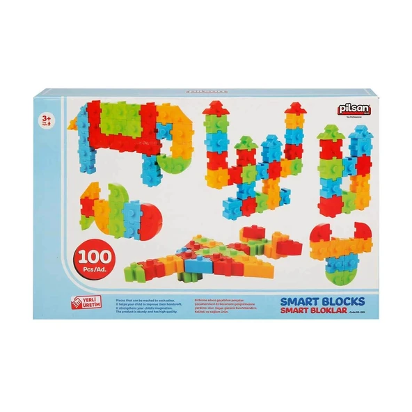 Pilsan Smart Bloklar 100 Parça ürün görseli