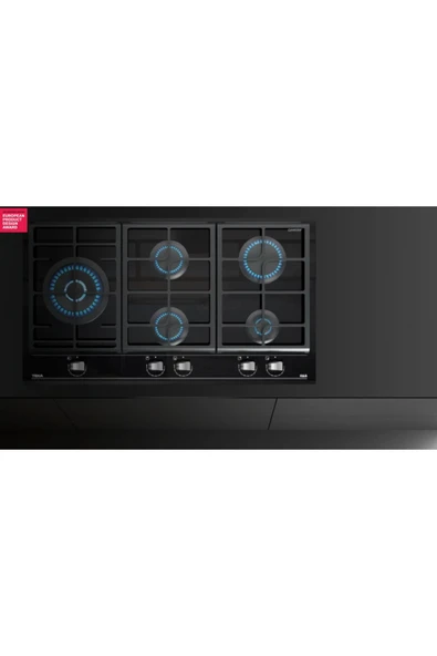 Teka ExactFlame Cam Gazlı Ocak 90 cm GZC 95320 XBC - 6