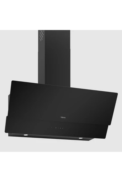 Teka Atv 90 Siyah Duvar Tipi 90 Cm. Eğilimli Cam Davlumbaz