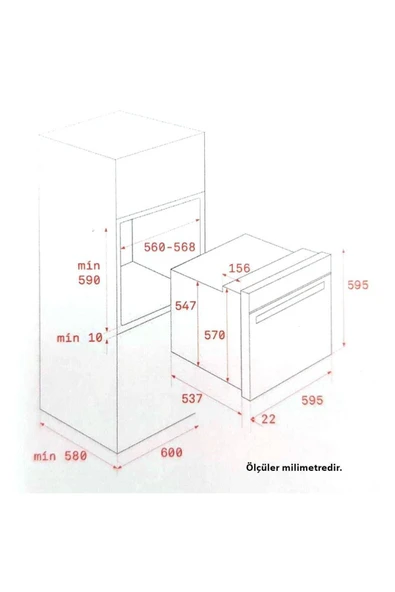 Teka Chef 9 Siyah Ankastre Set (HAK 627 BK- TZ 6415- TVT 60) - 7