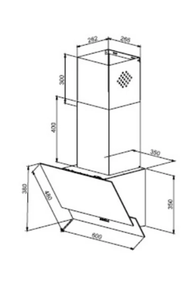 Teka Atv 60.3 Mekanik Tuşlu 60 Cm. Siyah Duvar Tipi Davlumbaz - 2