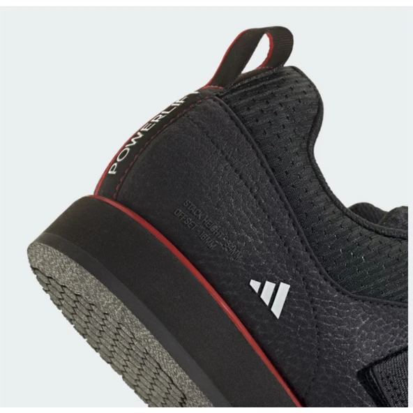 Adidas Powerlift 5 Halter Ayakkabısı Siyah-Kırmızı - Resim 7