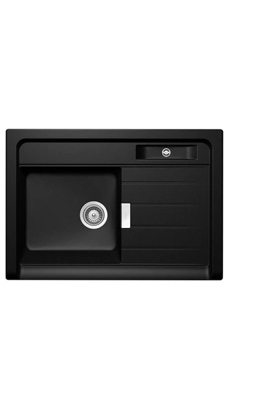 Schock GRANDO M-100 Tezgah Üstü Granit Mutfak Evyesi Magma / Siyah Evye - 2