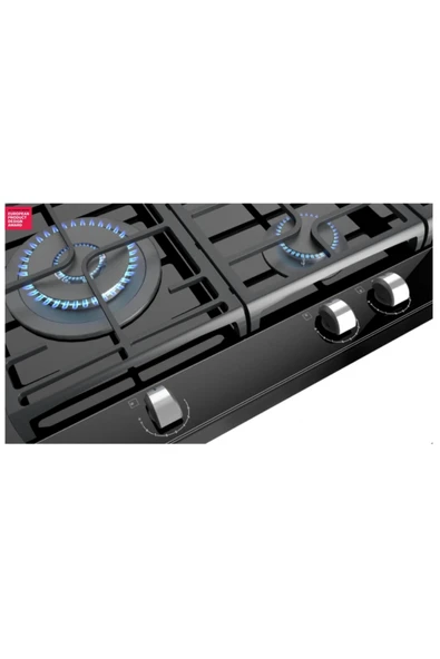 Teka ExactFlame Cam Gazlı Ocak 90 cm GZC 95320 XBC - 4