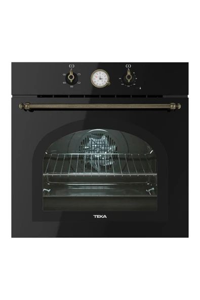 Teka HAK 627 R AT Ankastre Fırın, Antrasit, Country, 65L, 6 programlı