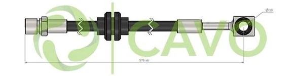 Mini Cooper Fren Hortumu On (591 Mm) Mini R50 R52 R53 R56 01>07 - Cavo C900 706a