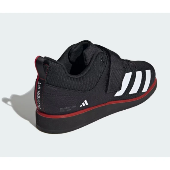 Adidas Powerlift 5 Halter Ayakkabısı Siyah-Kırmızı - Resim 5