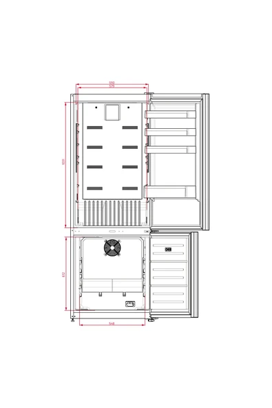 Teka Rbf 78725 Gbk Siyah Cam Yüzey 70 Cm. Solo Buzdolabı - 5