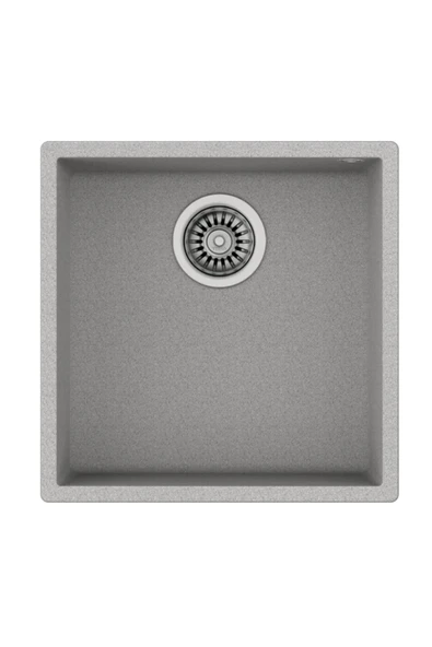 Teka Square 40.40 TG Tek Hazneli Gri Granit Mutfak Eviyesi