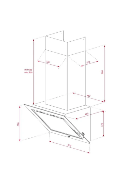 Teka Dlv 68660 Bk Tos Siyah Duvar Tipi Davlumbaz - 4