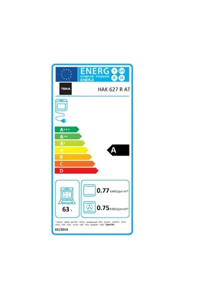 Teka HAK 627 R AT Ankastre Fırın, Antrasit, Country, 65L, 6 programlı - 3