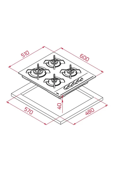Teka Chef 7 Siyah Ankastre Set (HAK 627BK - GBC 64002 KBC BK - TVT60) - 5