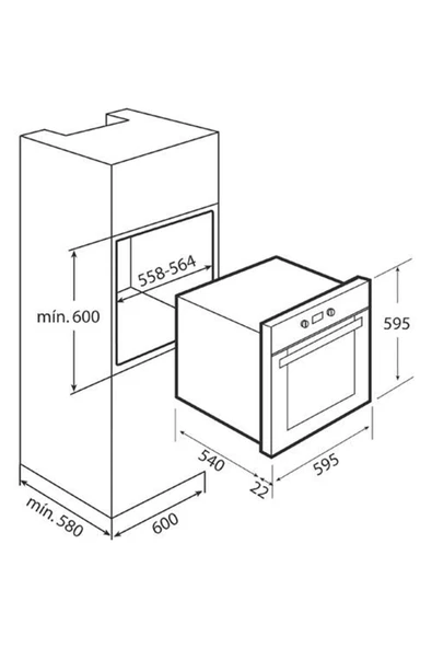 Teka Hak 625 Wh Beyaz Fırın - 2