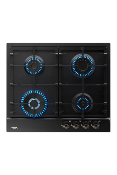 Teka GSC 64320 RBC AT Ankastre Ocak, Antrasit, Country, 60cm, 4 Göz, 1 Wok