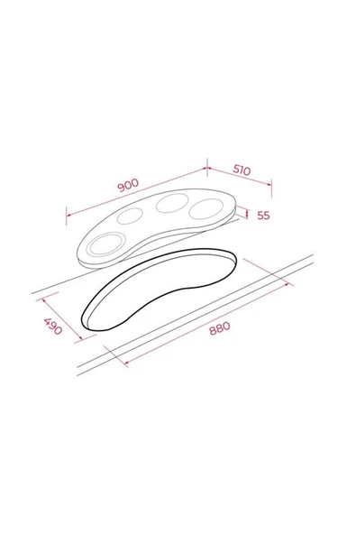 Teka Vr 90 4g Aı Al Tr Cı 90 Cm. Siyah Cam Ankastre Ocak - 2