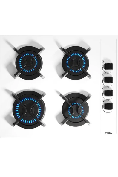 Teka Gbc 64002 Kbc Wh Beyaz Döküm Izgaralı Ocak - 2