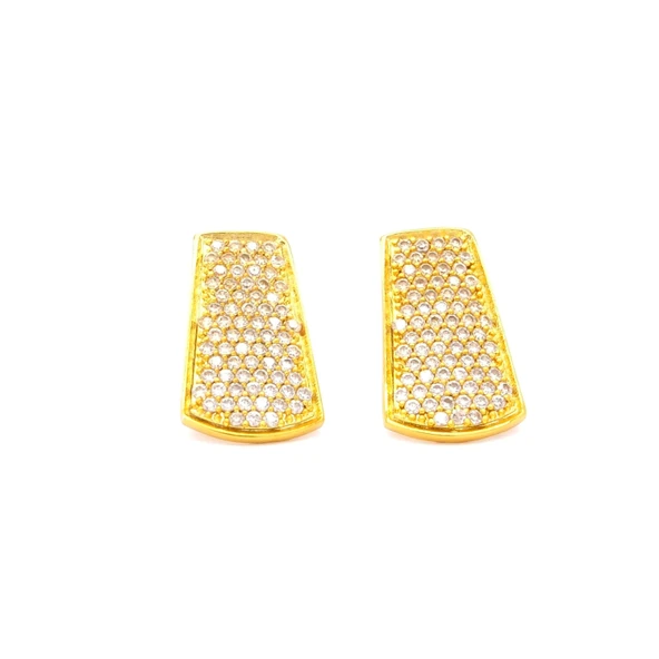 Altın Kaplama Trabzon Hasır Taşlı Set - SET-168 - Resim 6