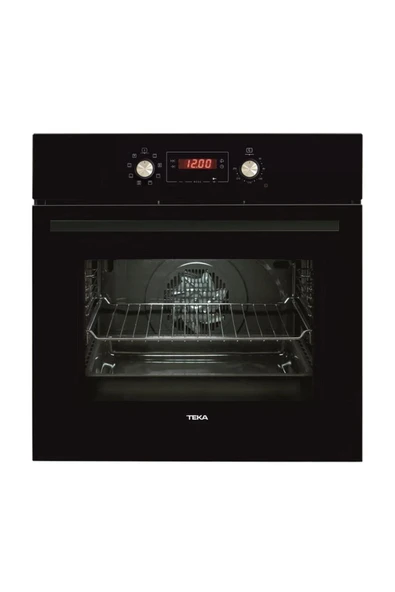 Teka Hak 629 Bk Buhar Destekli Siyah Ankastre Fırın