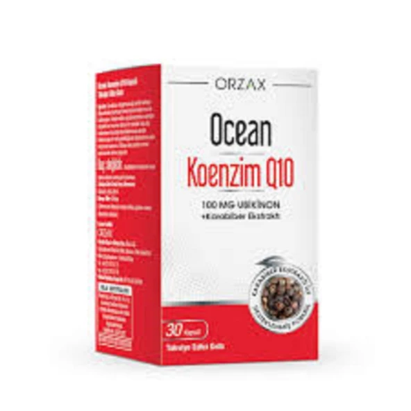 Orzax Ocean Koenzim Q10 100MG 30 Kapsül ürün görseli 1