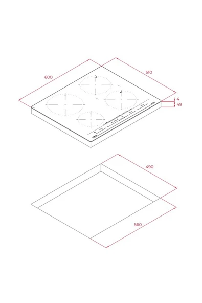 Teka Izc 64630 Bk Siyah 60. Cm. Induksiyonlu Ankastre Ocak - 4