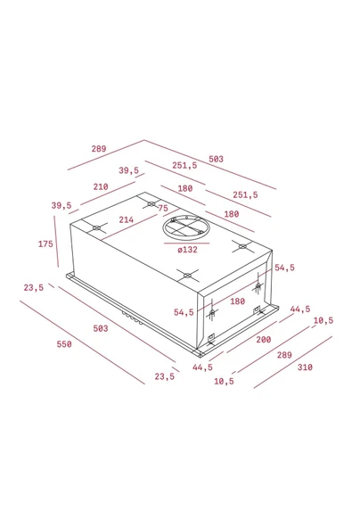 Teka 113510002 - Ankastre Gfh 55 Inox Gömme Aspiratör - 2