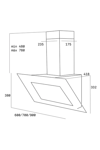 Teka 40495050- Atv 60 Beyaz Davlumbaz - 2