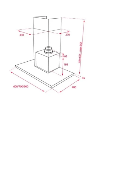 Teka Dsj 650 Ultra Slim Duvar Tipi 60 Cm Davlumbaz - 3