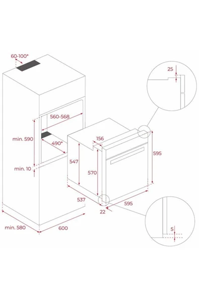 Teka Infınıty G1 Edıtıon Ankastre Set (HLB 85-G1 P BM MAESTROPİZZA GBC 75-G1 GBC BM (E5) Dvı 88-g1 E - 6