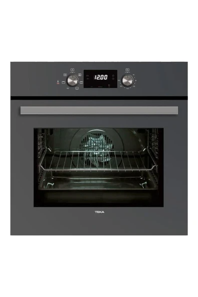 Teka HAK 625 ST Ankastre Fırın, Gri cam, 6 program, 65 LT