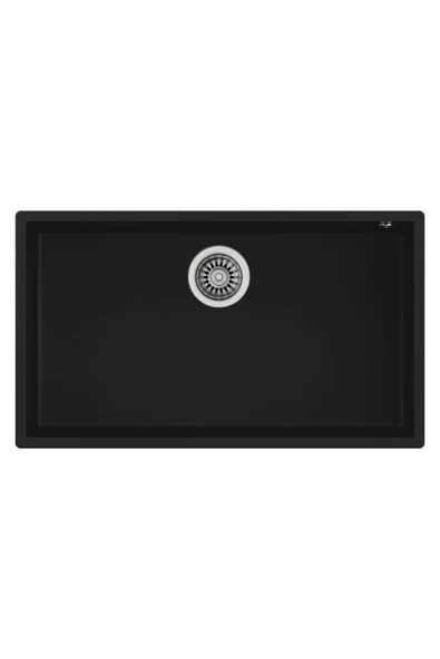 Teka Square 72.40 Tg Black Granit Evye, Tezgahaltı