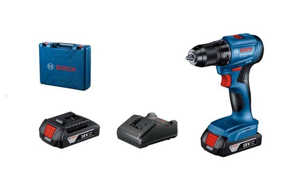 Bosch GSR 185-Li Akülü Darbeli Vidalama (2x2,0Ah) 0.601.9K3.000 ürün görseli