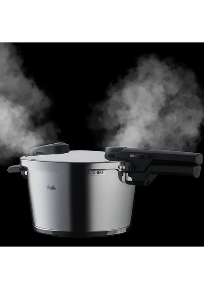 Fissler Vitaquick Glossy Düdüklü Tencere 4,5+2,5 Litre - 4