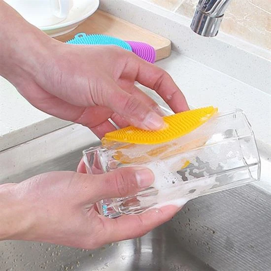 2&apos;li Kir Tutmaz Tırtıklı Yüzey Bulaşık Yıkama Pedi-Findit - Resim 5