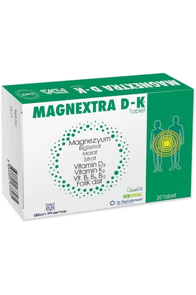 Magnextra D-K 30 Tablet ürün görseli 1