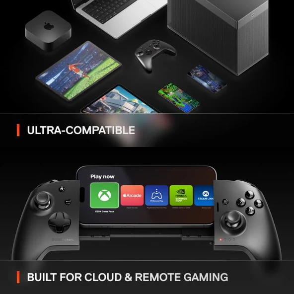 SteelSeries Nimbus Cloud PC, Android ve Apple Uyumlu Kablosuz Oyun Kumandası - Resim 6