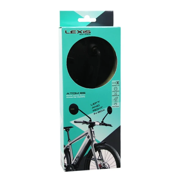 2PCS YUVARLAK GİDON ÜSTÜ BİSİKLET AYNA OYNAR BAŞLIK (5224) ürün görseli