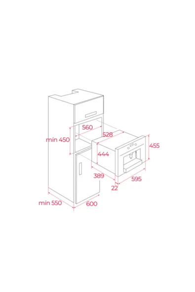 Teka Clc 85-g1 Infinity Mat Siyah Çekirdek Öğütücülü Ankastre Kahve Makinası - 5