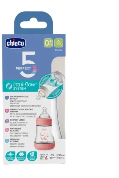 Chicco P5 Antikolik Biberon Pp 150 Ml Kız 0+ Ay ürün görseli
