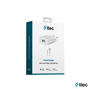 Ttec Smart charger Adaptör + İphone Data ve Şarj Kablosu ürün görseli