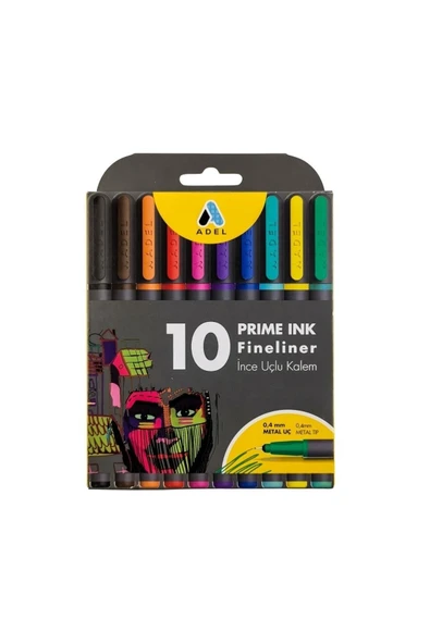 10 Renk Klasik Fınelıner Kalem 2201000102 ürün görseli 1