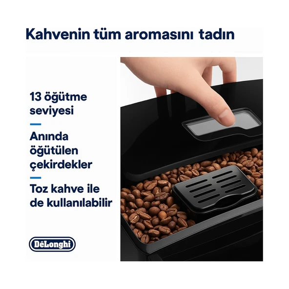 ECAM 22.110.B Otomatik Kahve Makinesi - Resim 4