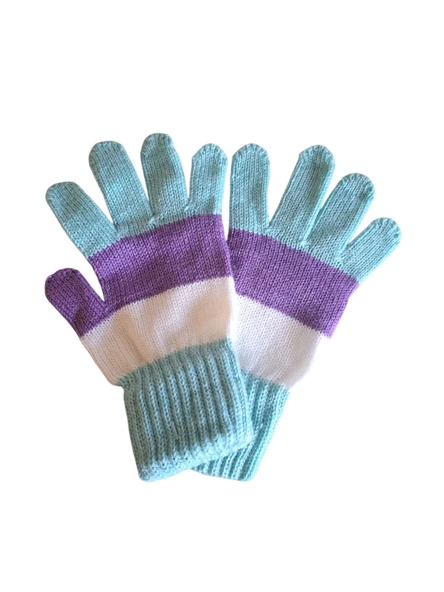 Garson Beden Kız Çocuk Eldiven Suyeşili 8-12 Yaş ürün görseli 1