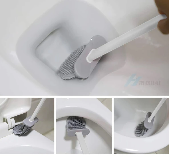 Hijyenik Klozet Temizleme Silikonu Esnek Fırça-Findit - Resim 2
