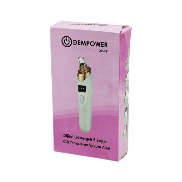 CİLT BAKIM ALETİ VAKUM AKNE- GÖZENEK- SİYAH NOKTA TEMİZLEME USB ŞARJ - 5BAŞLIK DİJİTAL G.- 3KADEME HIZ (5224) AZ-5224Gok111880 ürün görseli