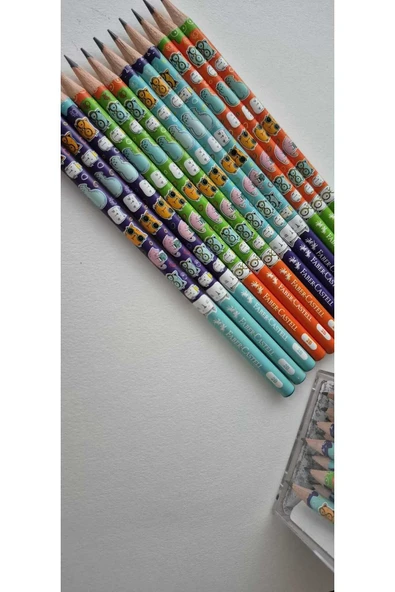 Faber -Castell Kedi Modeli 2B Kurşun Kalem 12 ürün görseli 1
