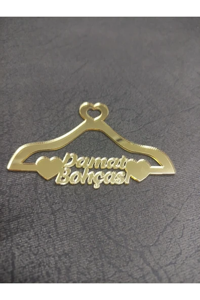 Pleksi Gold Damat Bohçası Süsü Yazısı 5li Paket - 2