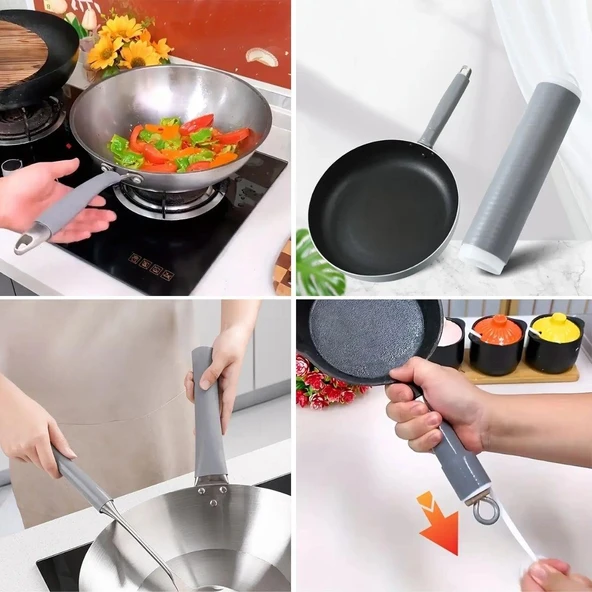 Isıya Dayanıklı Silikon Kauçuk Tencere,Kapı Tutma Kılıfı Kendinden Küçülen,Her Sapa Uyumlu Tava Kulp Yalıtımı 12-15 cm-Findit - Resim 5