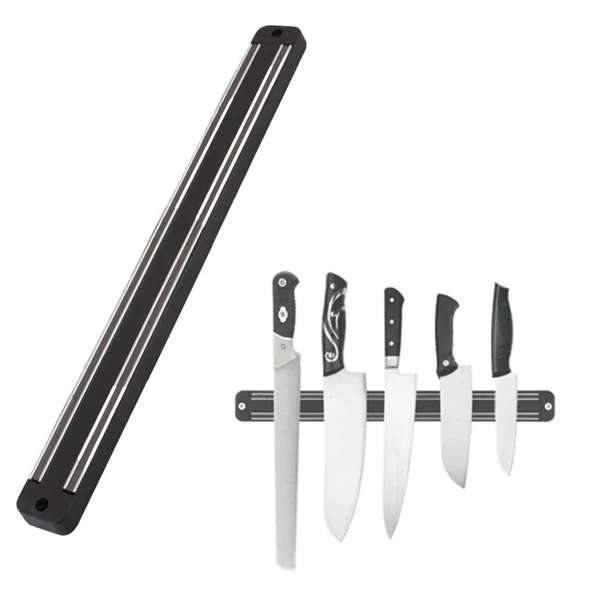 Mıknatıslı Paslanmaz Duvar Bıçak Askısı Standı 55 Cm Aparat-Findit - Resim 4